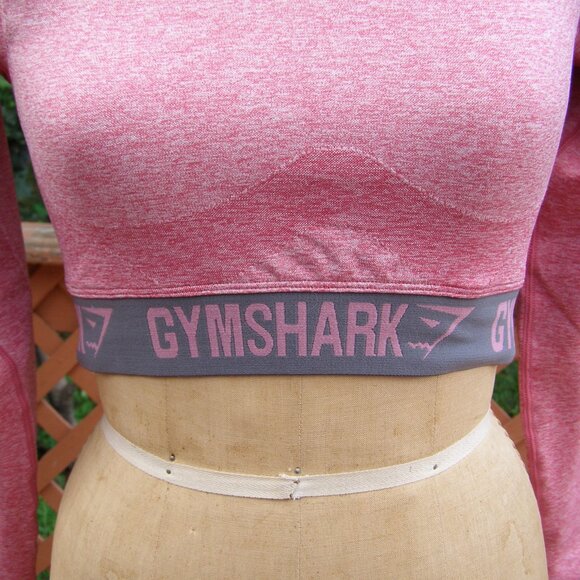 NEW size L Gymshark Flex Long Sleeve Crop Top - Picture 3 of 9